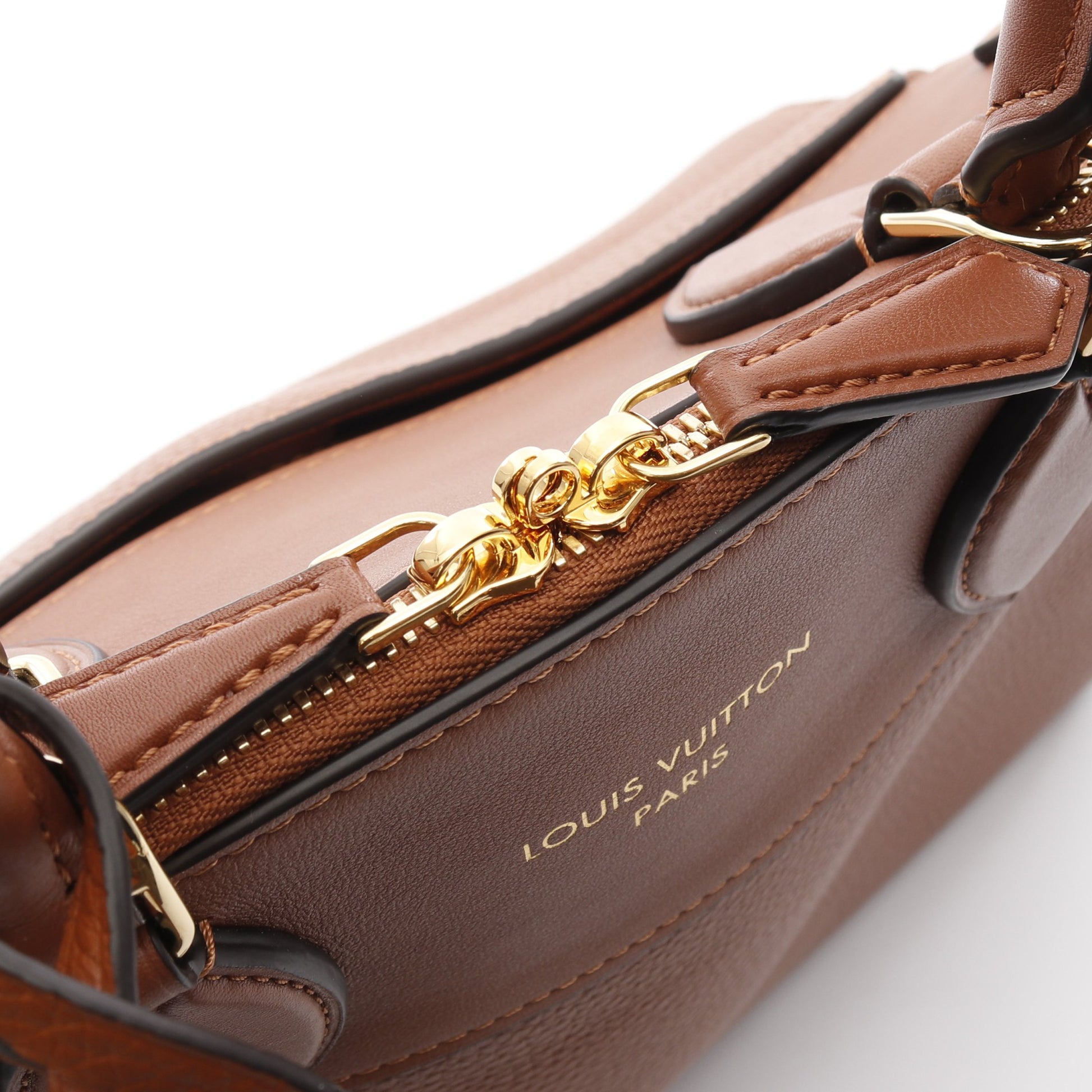 ヴァンドームMM ゴールド ハンドバッグ レザー ライトブラウン 2WAY ルイヴィトン バッグ LOUIS VUITTON