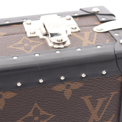 クラッチ ボックス モノグラムマカサー ショルダーバッグ PVC レザー ブラウン ブラック ルイヴィトン バッグ LOUIS VUITTON