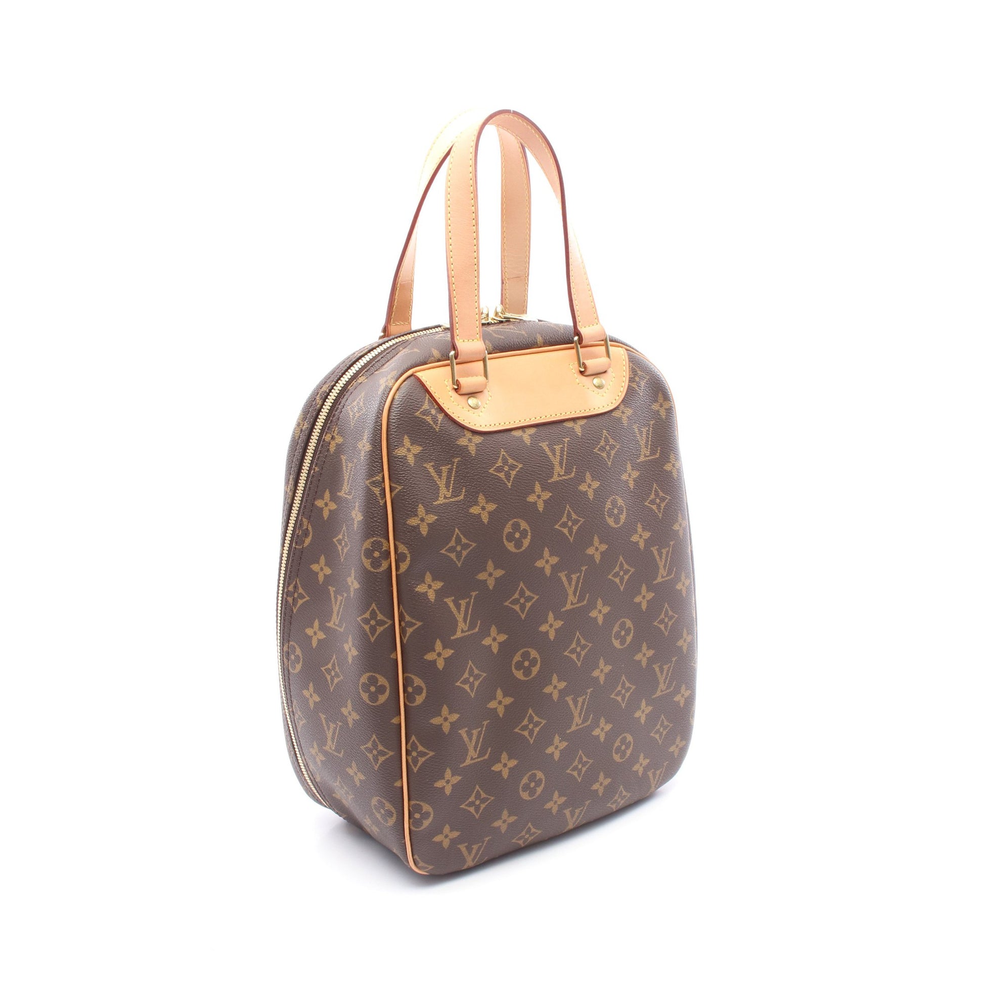 エクスキュルシオン モノグラム ハンドバッグ PVC レザー ブラウン ルイヴィトン バッグ LOUIS VUITTON