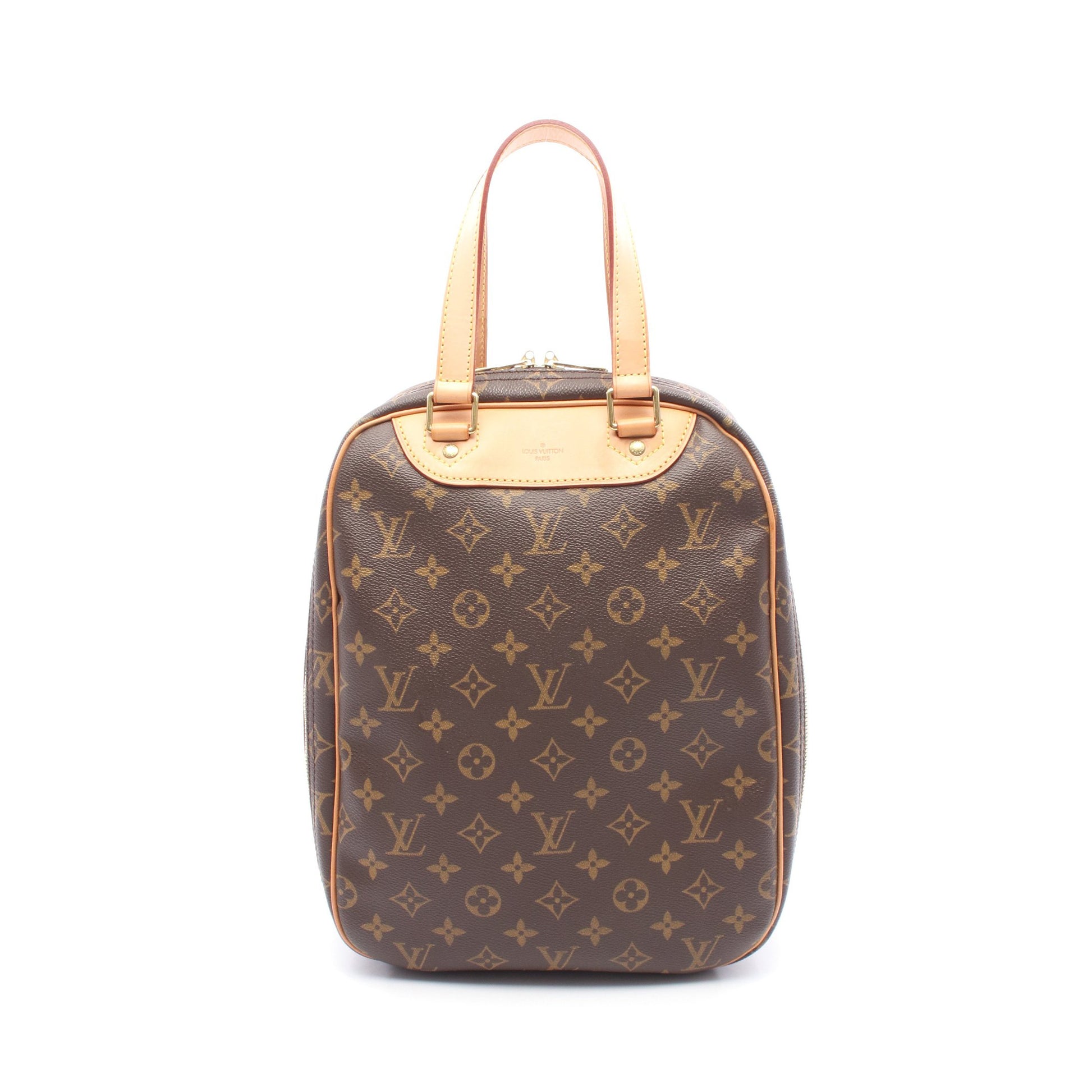 エクスキュルシオン モノグラム ハンドバッグ PVC レザー ブラウン ルイヴィトン バッグ LOUIS VUITTON