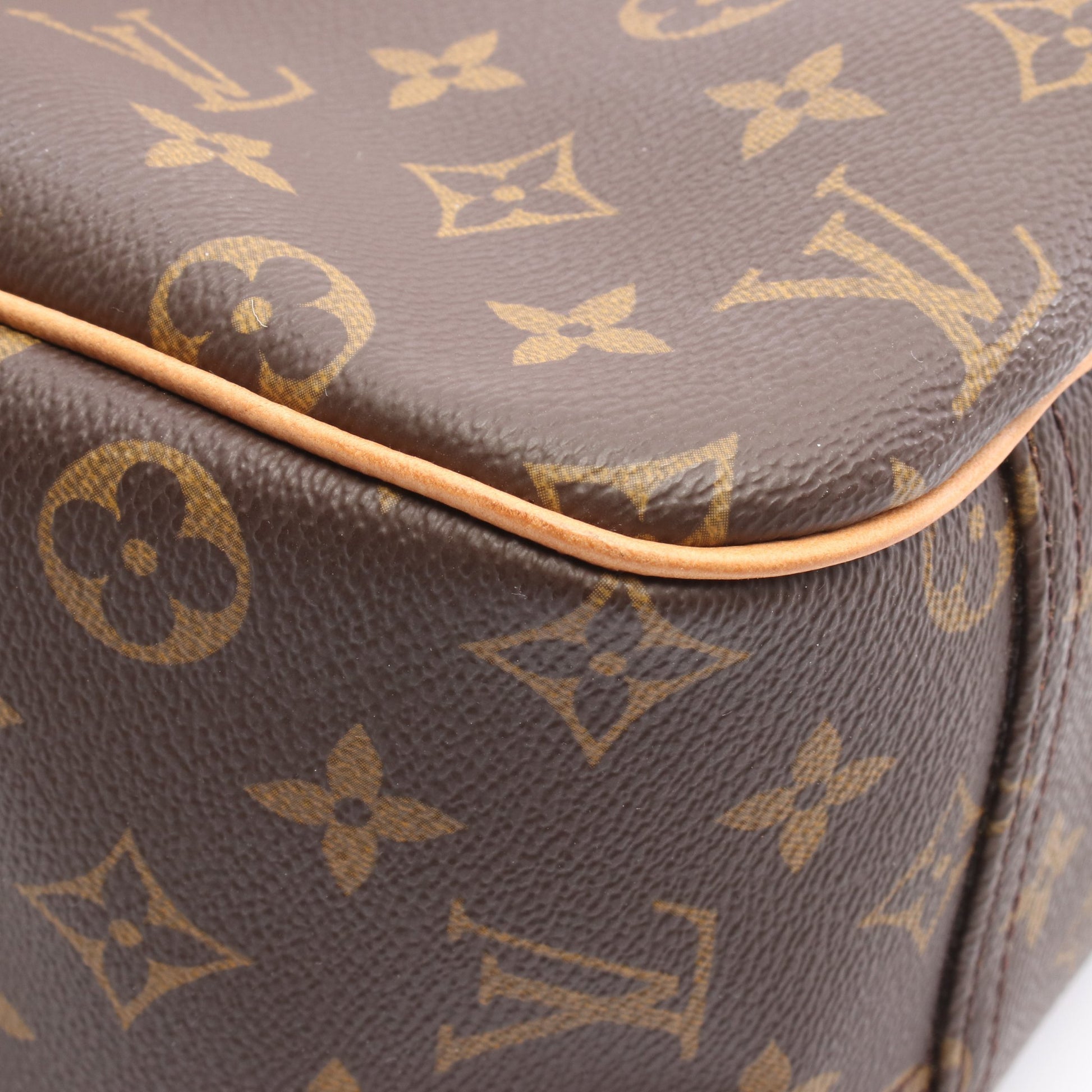 エクスキュルシオン モノグラム ハンドバッグ PVC レザー ブラウン ルイヴィトン バッグ LOUIS VUITTON
