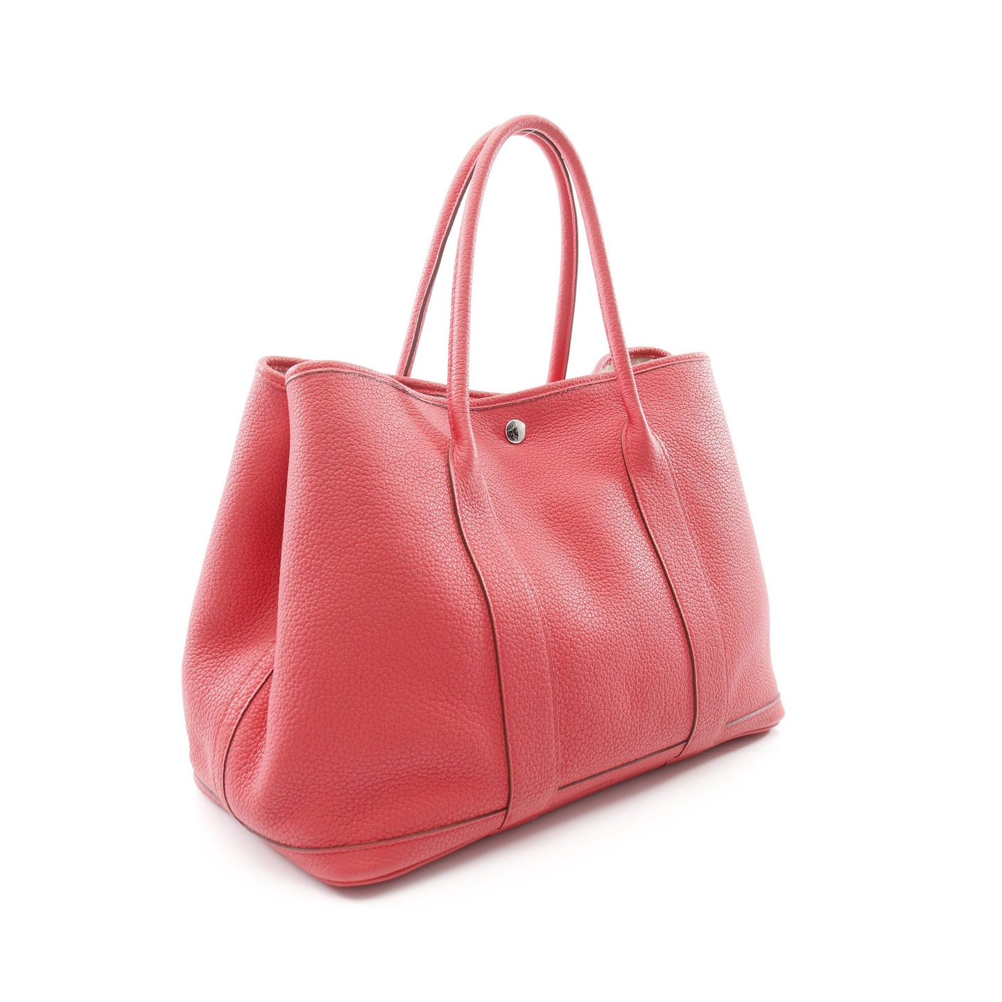 ガーデンパーティPM ハンドバッグ トートバッグ ネゴンダ ピンクパープル シルバー金具 T刻印 エルメス バッグ HERMES