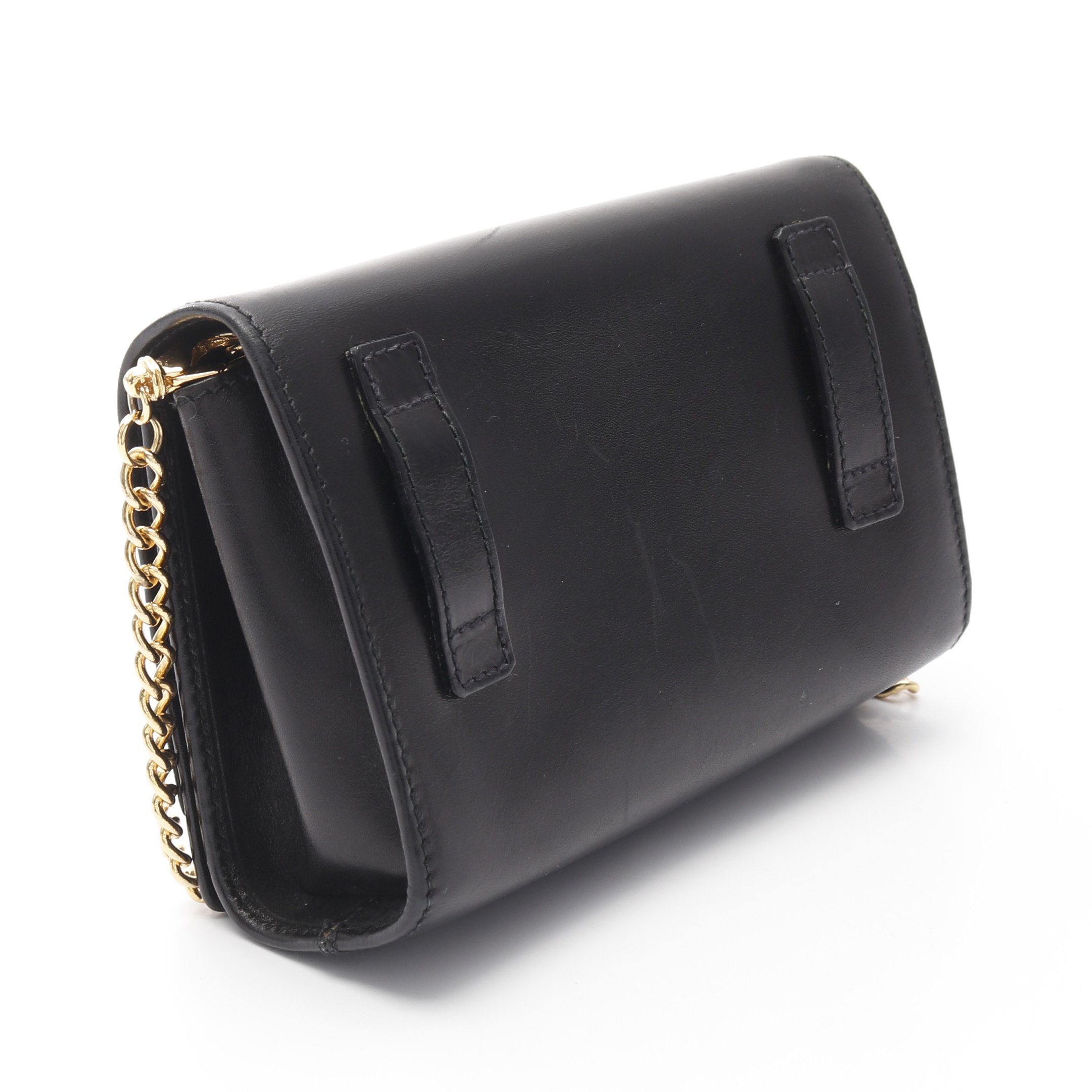 サルヴァトーレ フェラガモガンチーニ チェーン ショルダーバッグ ブラック