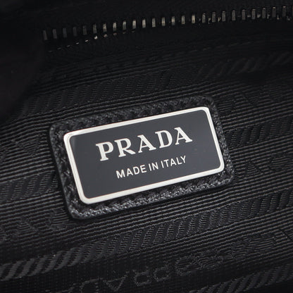 RE-NYLON TESSUTO+SAFFIANO ベルトバッグ ボディバッグ ウエストバッグ ナイロン サフィアーノレザー ブラック プラダ バッグ PRADA
