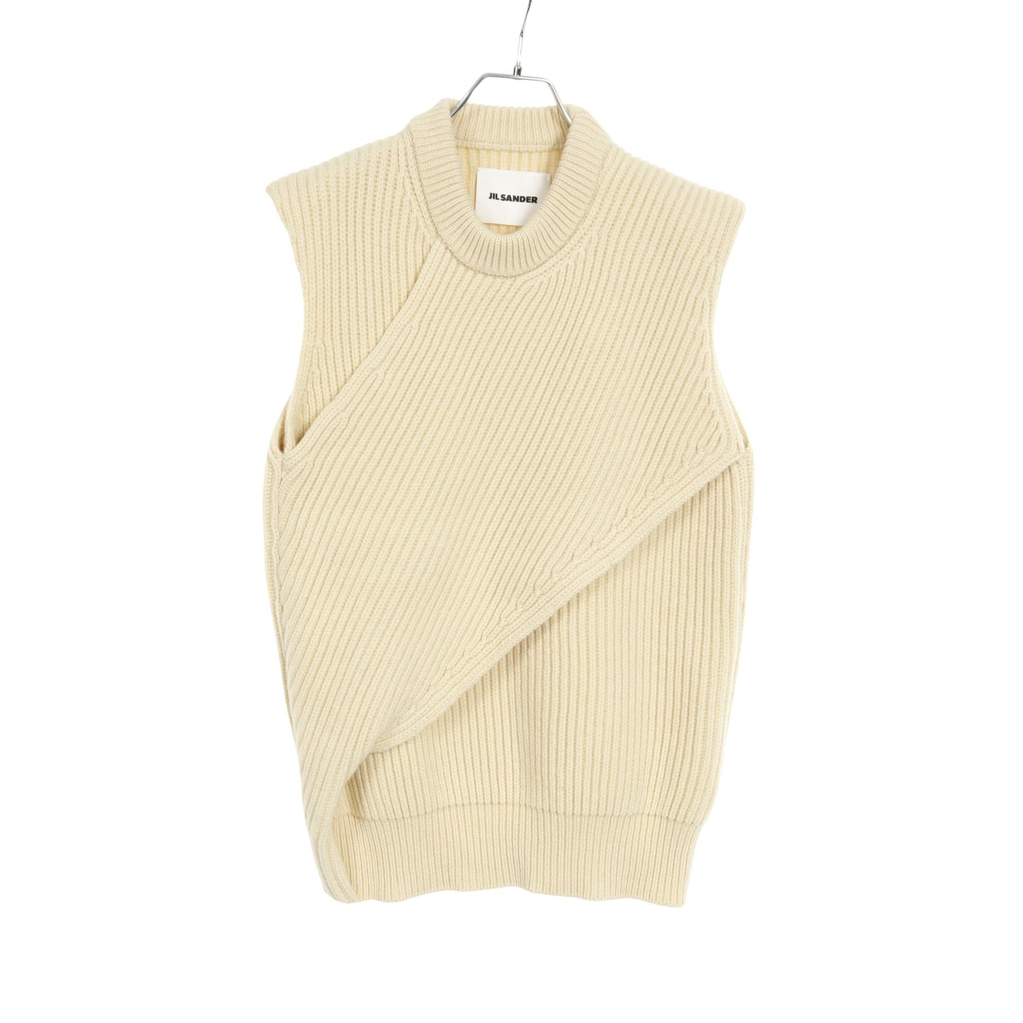 ベスト ウール オフホワイト ニット ジルサンダー トップス JIL SANDER