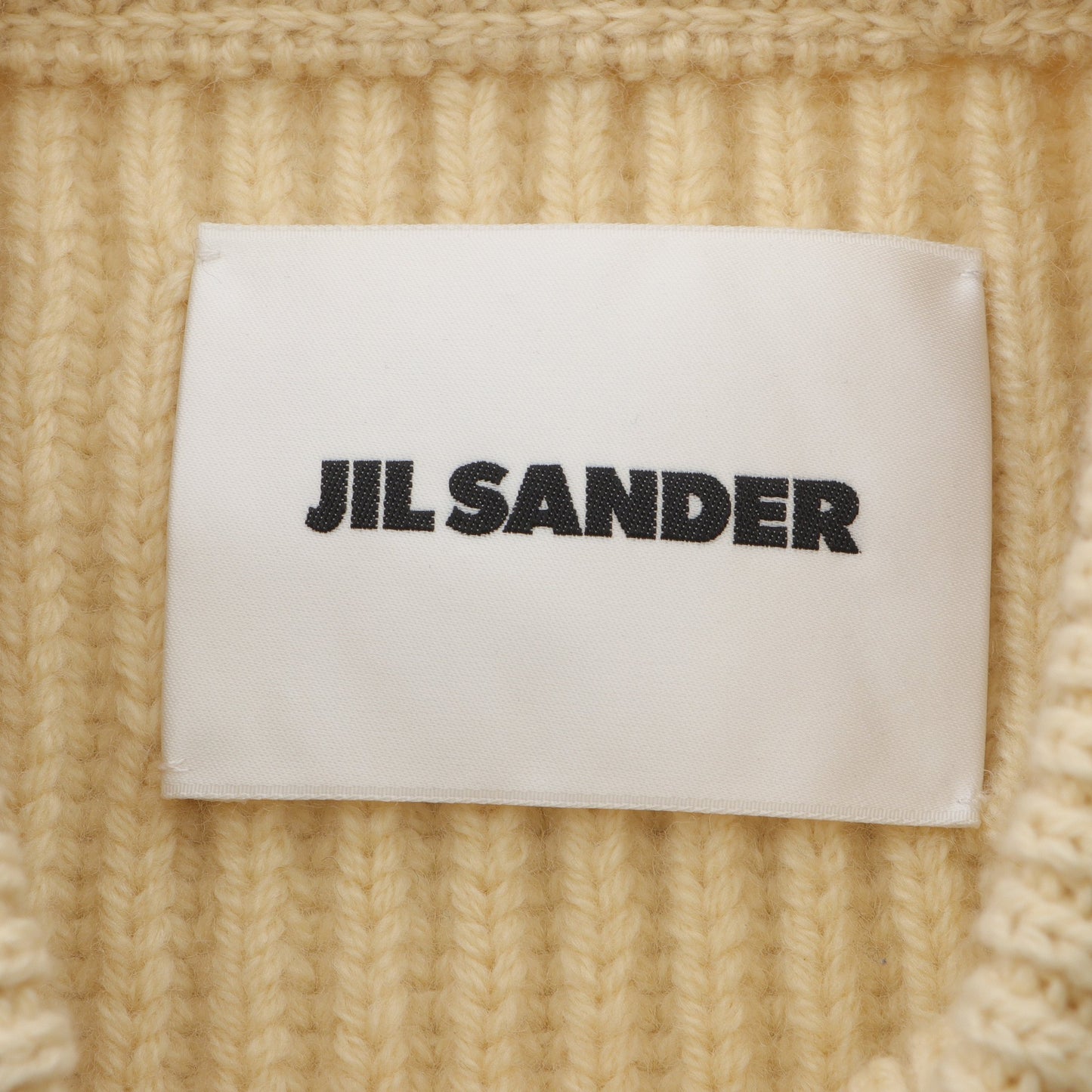 ベスト ウール オフホワイト ニット ジルサンダー トップス JIL SANDER