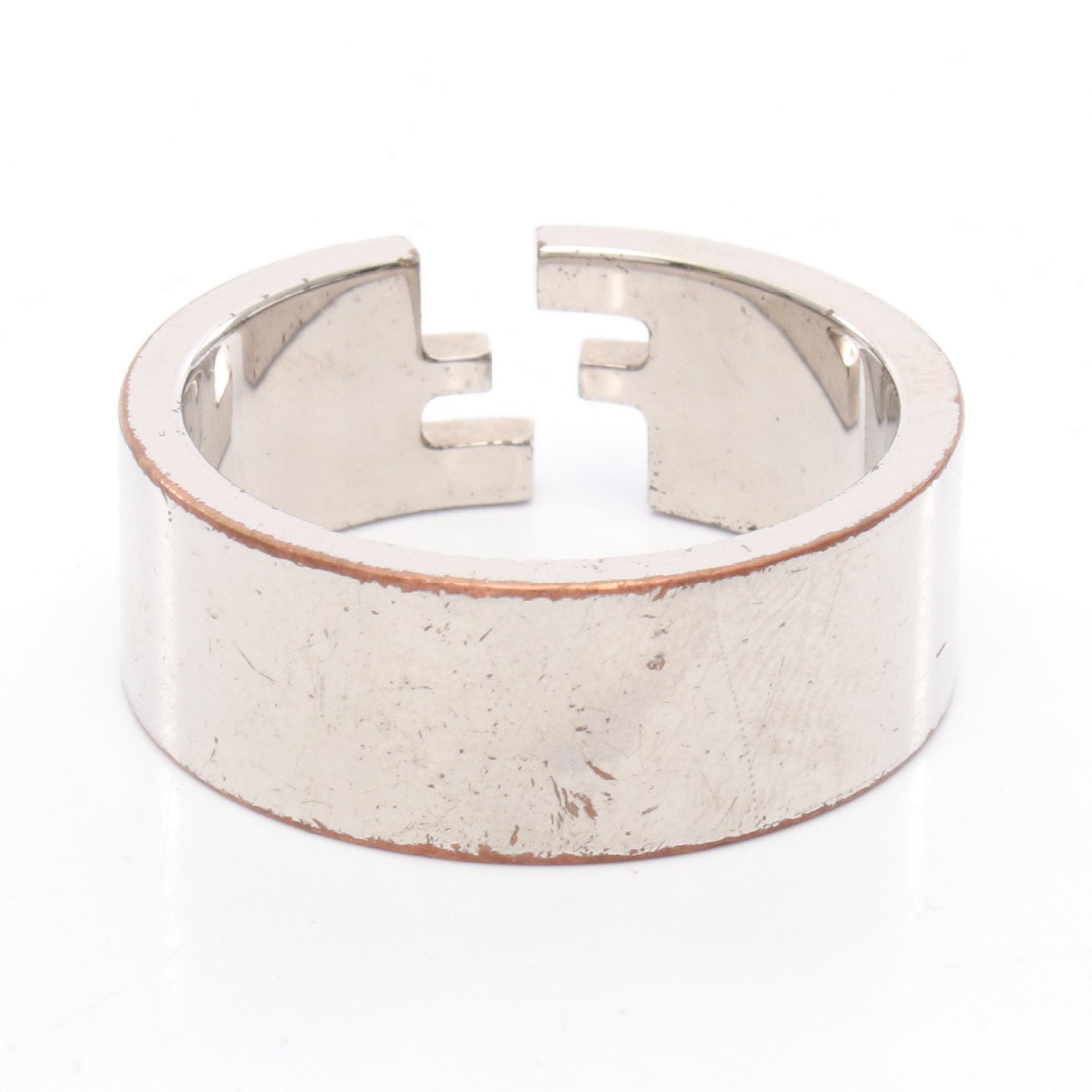 FFロゴ リング 指輪 メタル シルバー フェンディ – RECLO