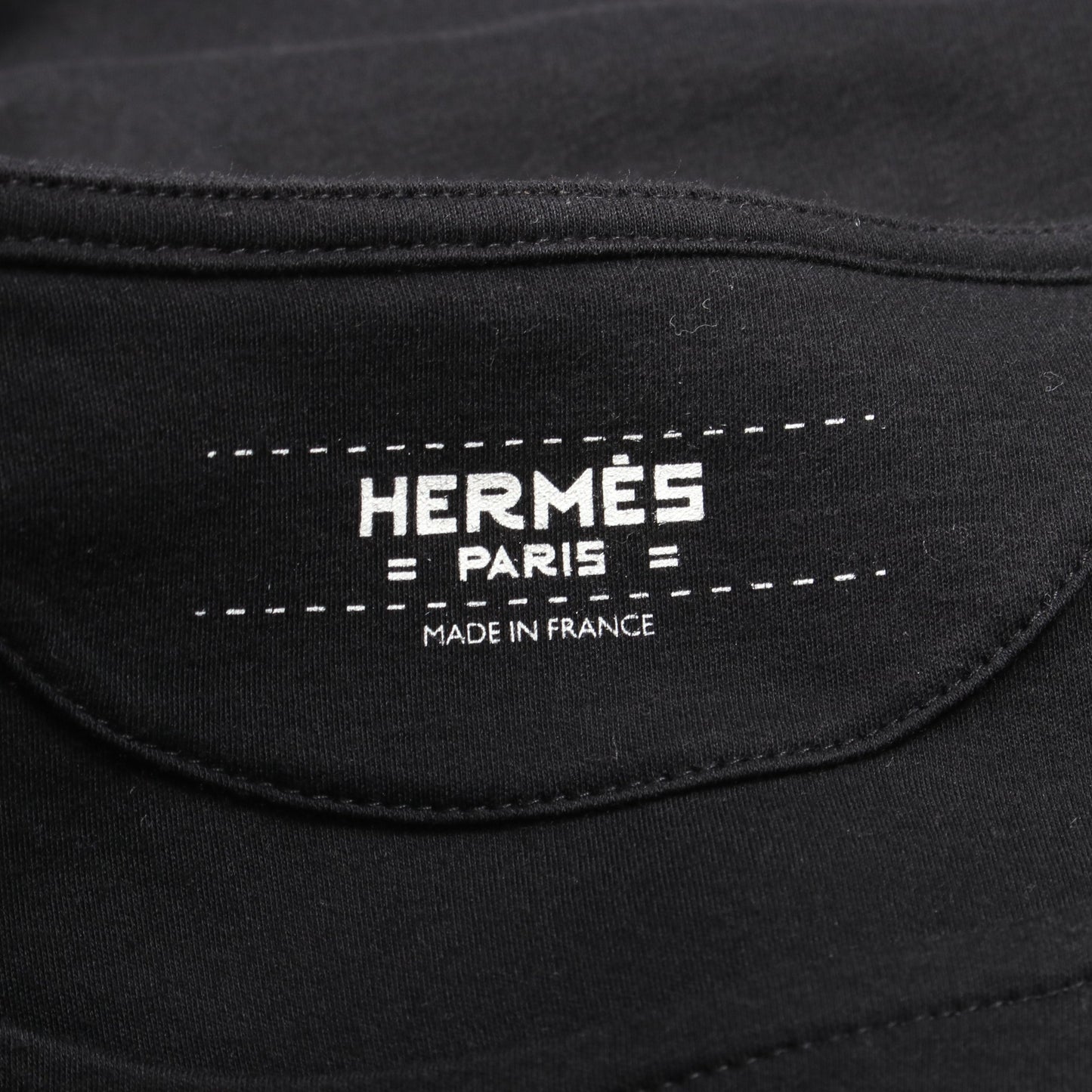 bouclerie d' attelage ワンピース ドローストリング コットン ブラック エルメス ワンピース HERMES