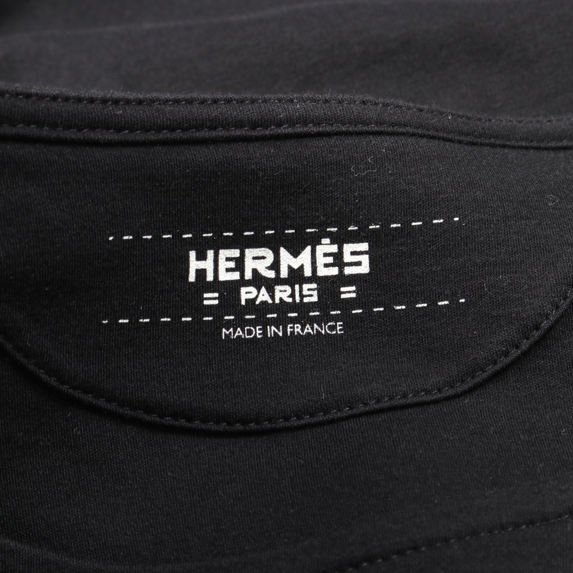 bouclerie d' attelage ワンピース ドローストリング コットン ブラック エルメス ワンピース HERMES