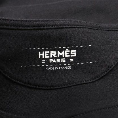 bouclerie d' attelage ワンピース ドローストリング コットン ブラック エルメス ワンピース HERMES