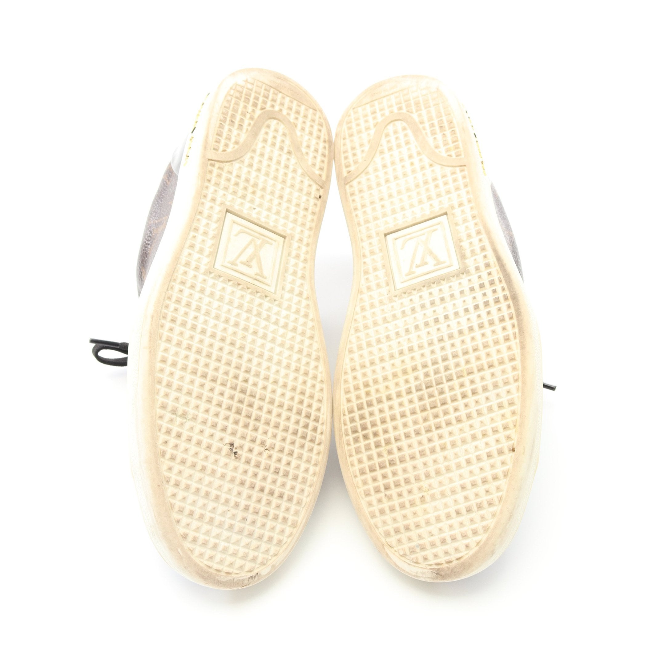 フロントローライン モノグラム スニーカー PVC ブラウン ルイヴィトン