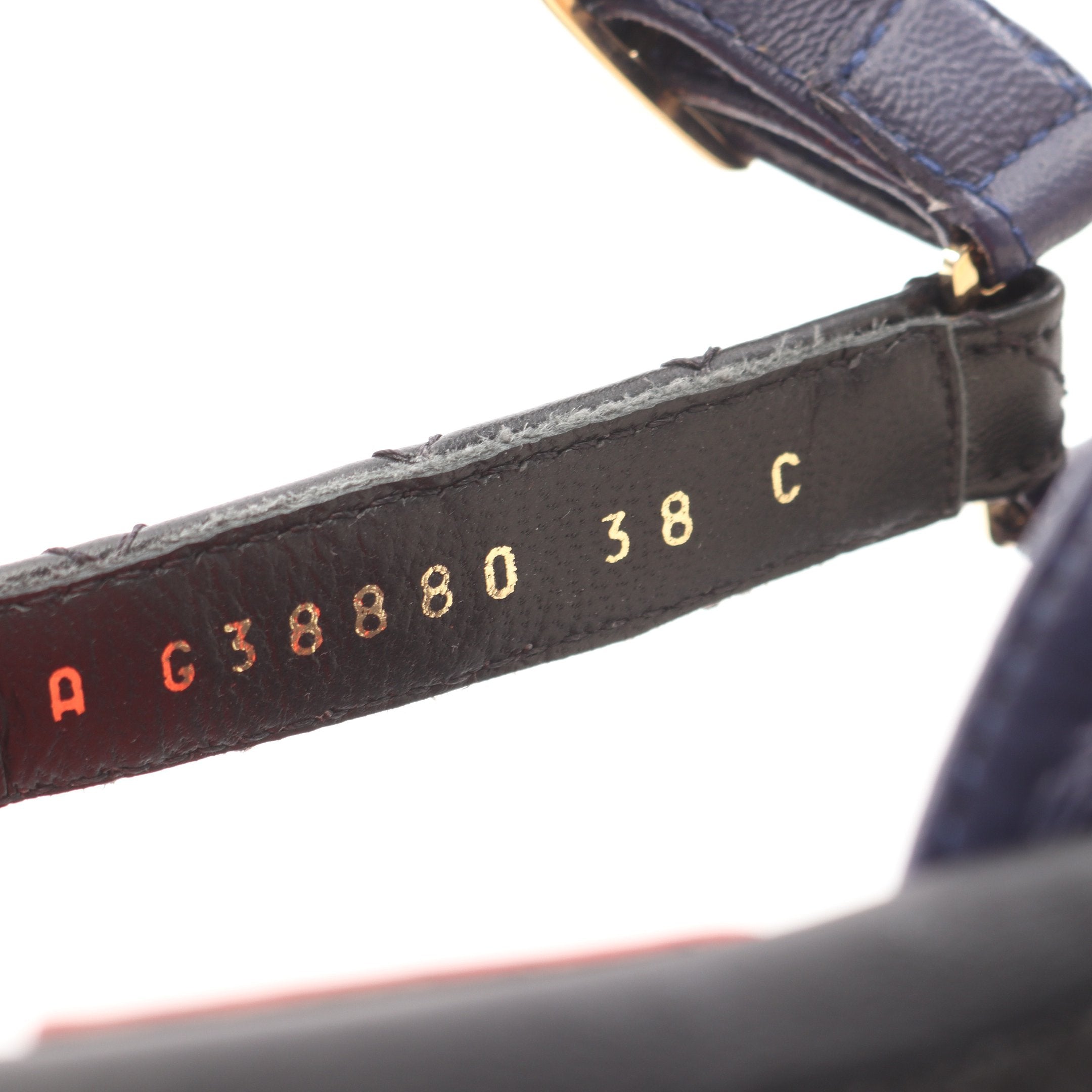 CHANEL ブラック サンダル 38C マルチカラー