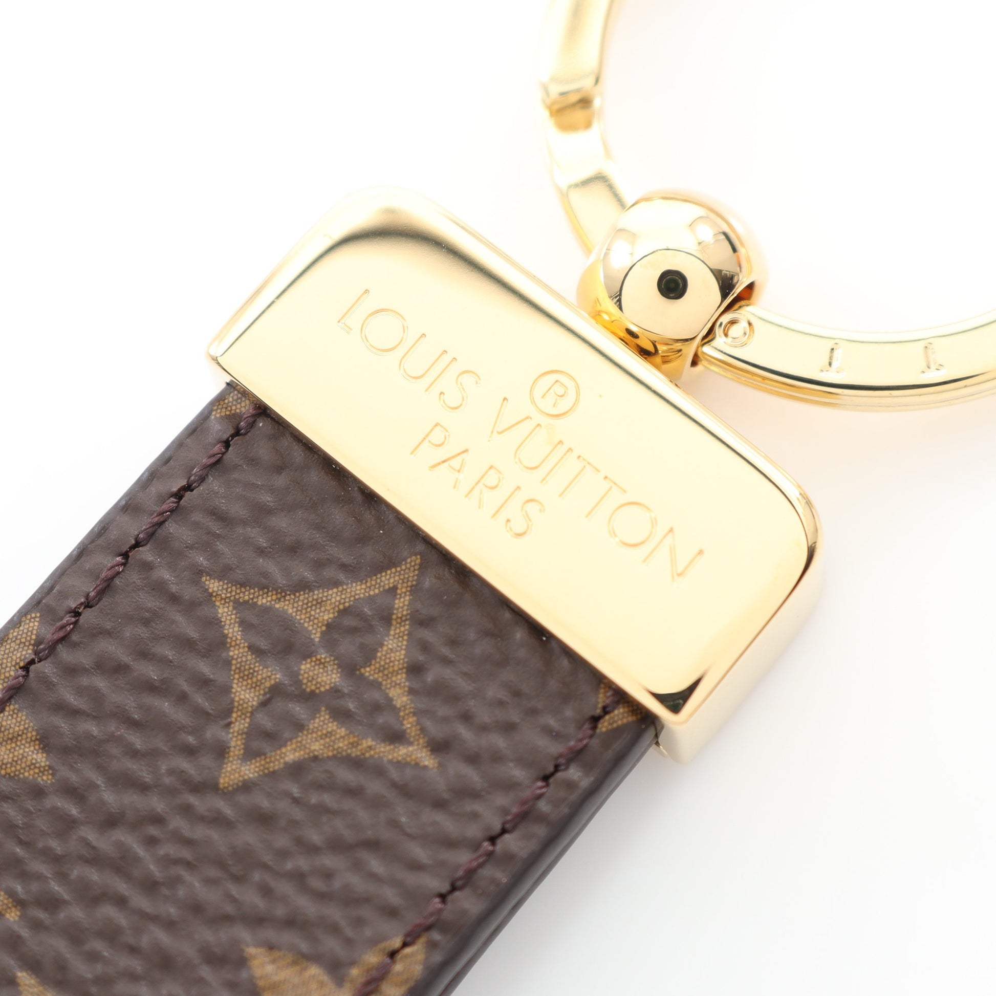 ポルト クレ ドラゴンヌ キーホルダー バッグチャーム PVC GP ブラウン ゴールド ルイヴィトン 財布・小物 LOUIS VUITTON
