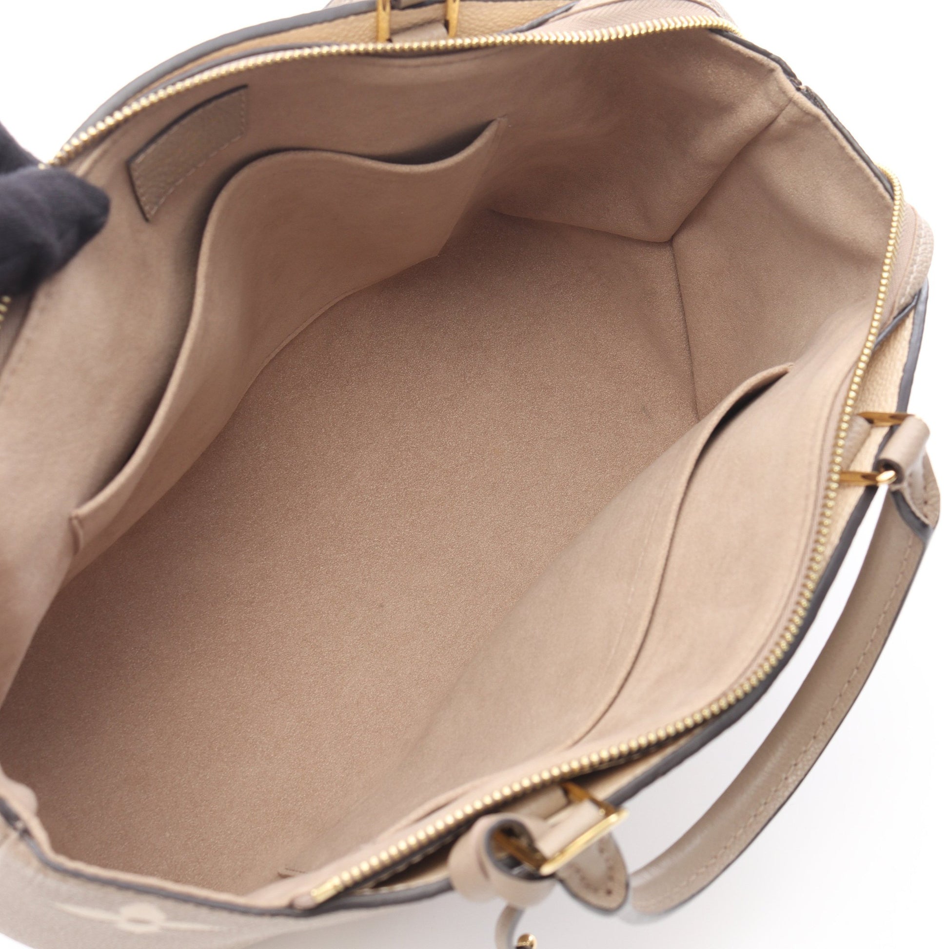 プティ パレPM モノグラムアンプラント トゥルトレール クレーム ハンドバッグ レザー グレーベージュ 2WAY ルイヴィトン バッグ LOUIS VUITTON