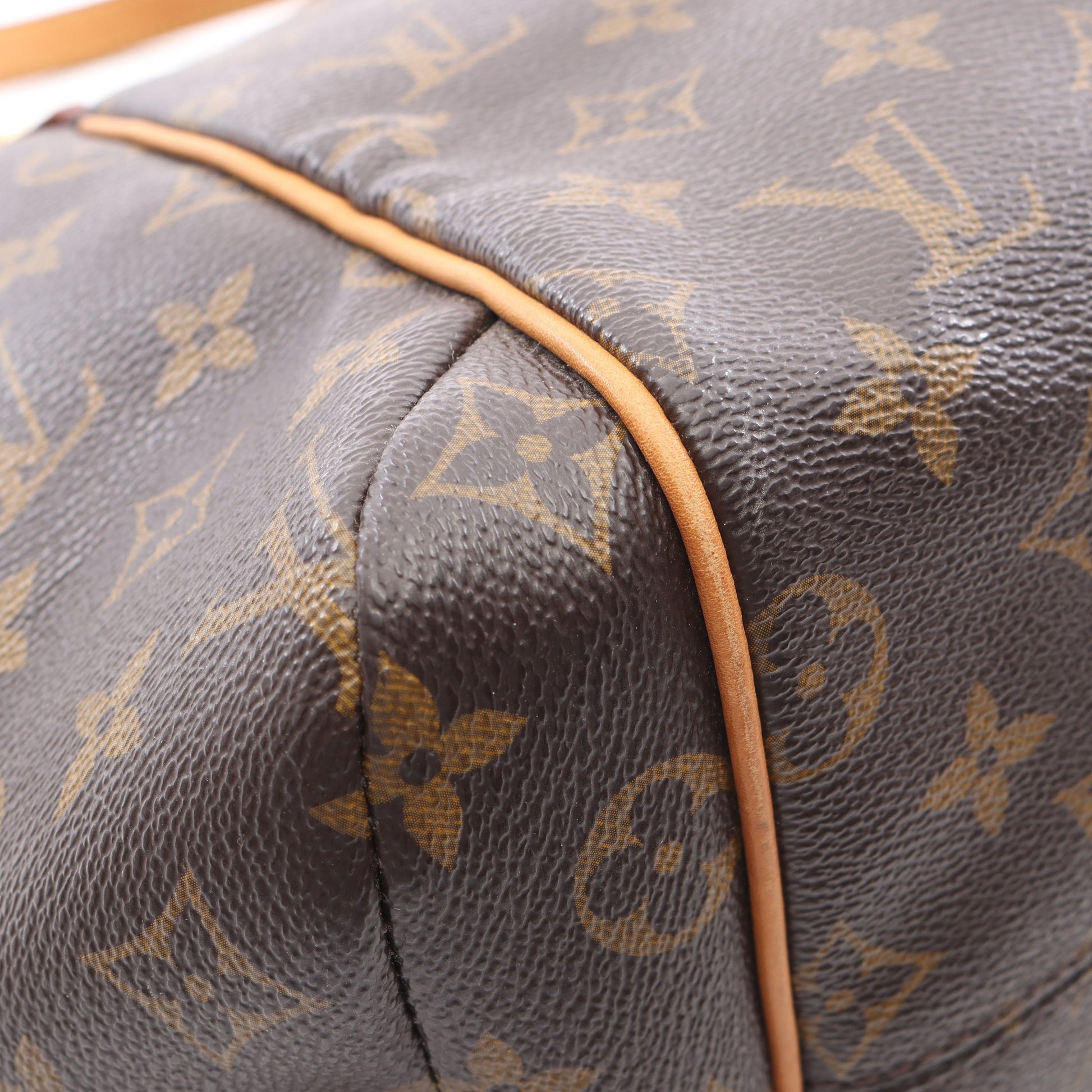 トータリーMM モノグラム ショルダーバッグ トートバッグ PVC レザー ブラウン ルイヴィトン バッグ LOUIS VUITTON