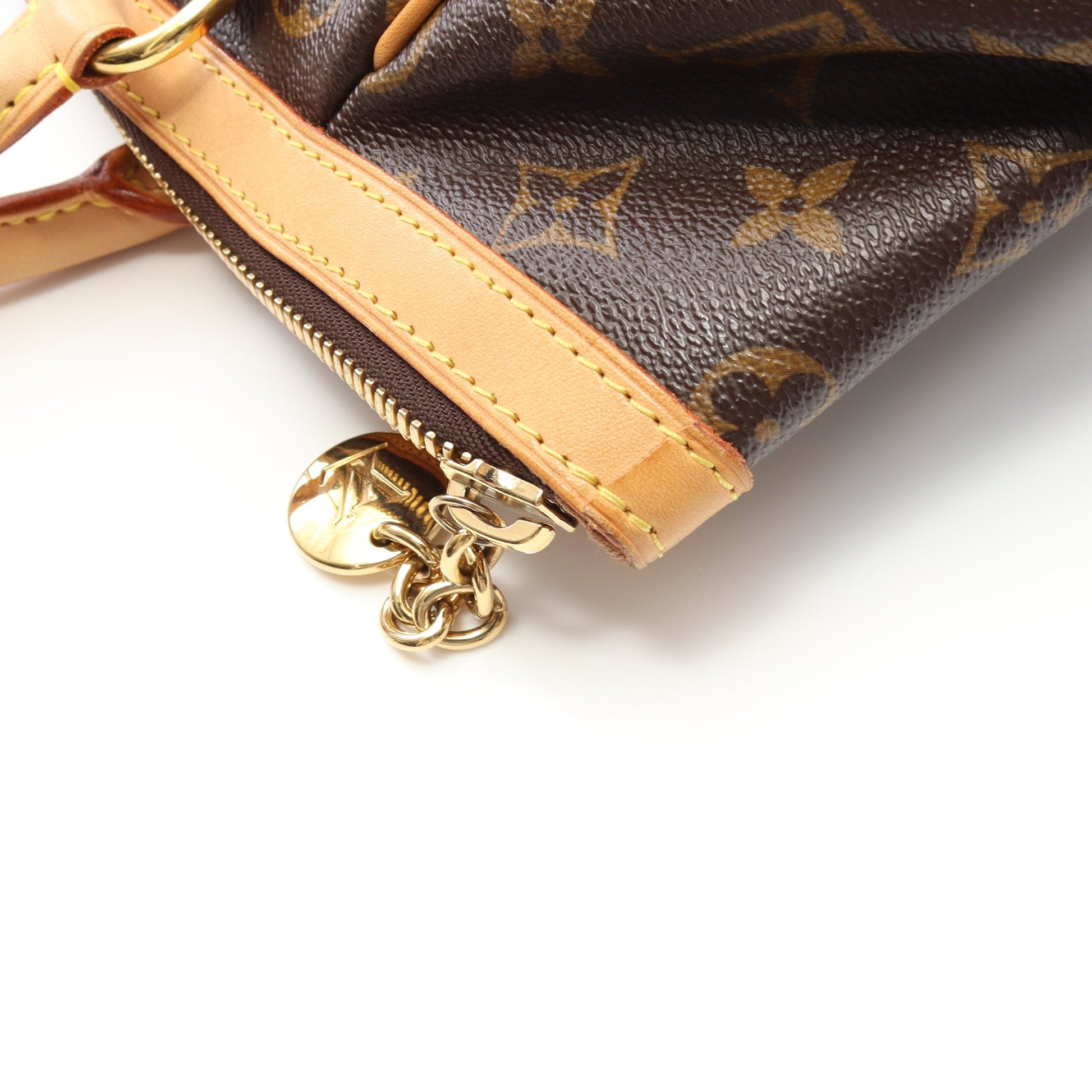 ティヴォリPM モノグラム ハンドバッグ PVC レザー ブラウン ルイヴィトン バッグ LOUIS VUITTON