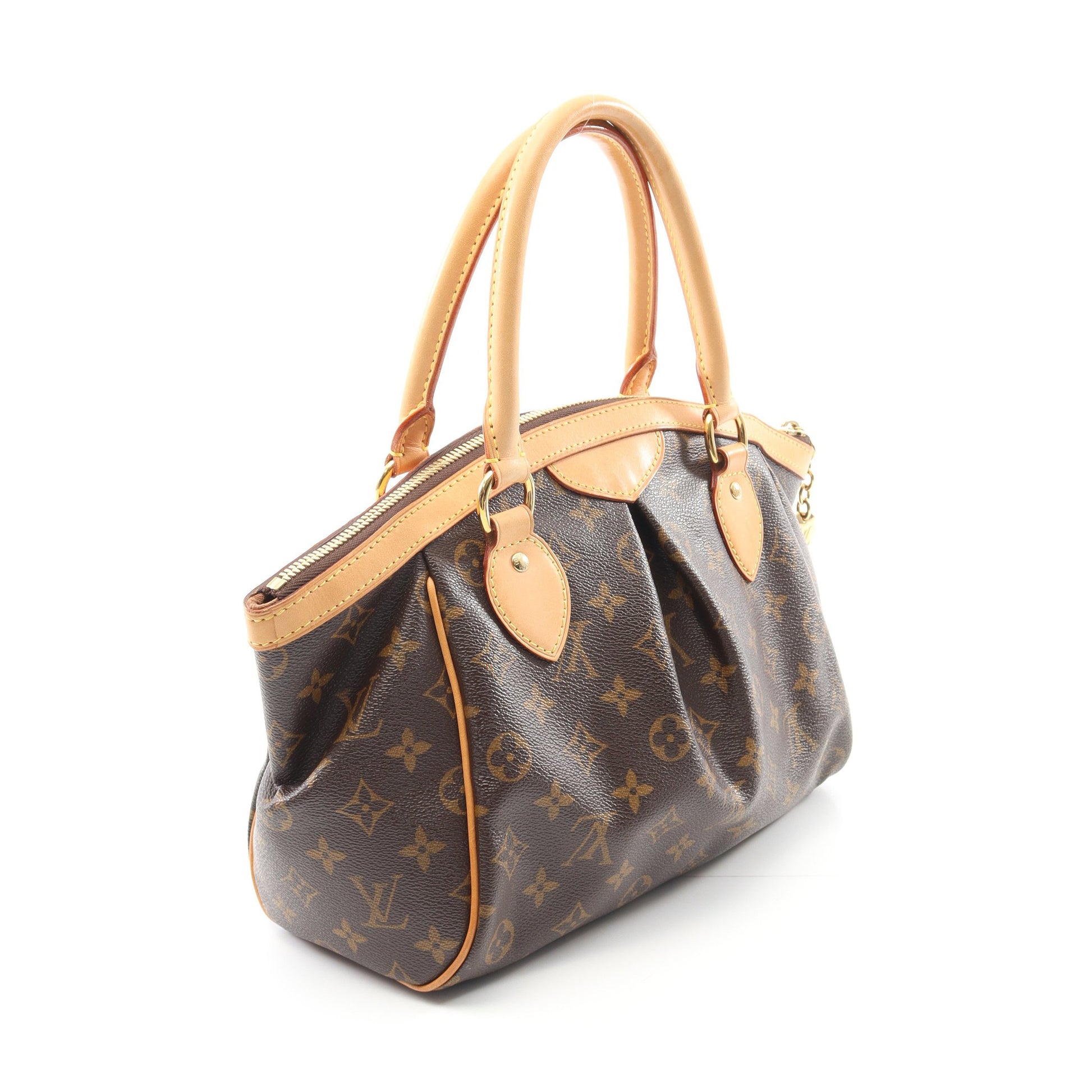 ティヴォリPM モノグラム ハンドバッグ PVC レザー ブラウン ルイヴィトン バッグ LOUIS VUITTON