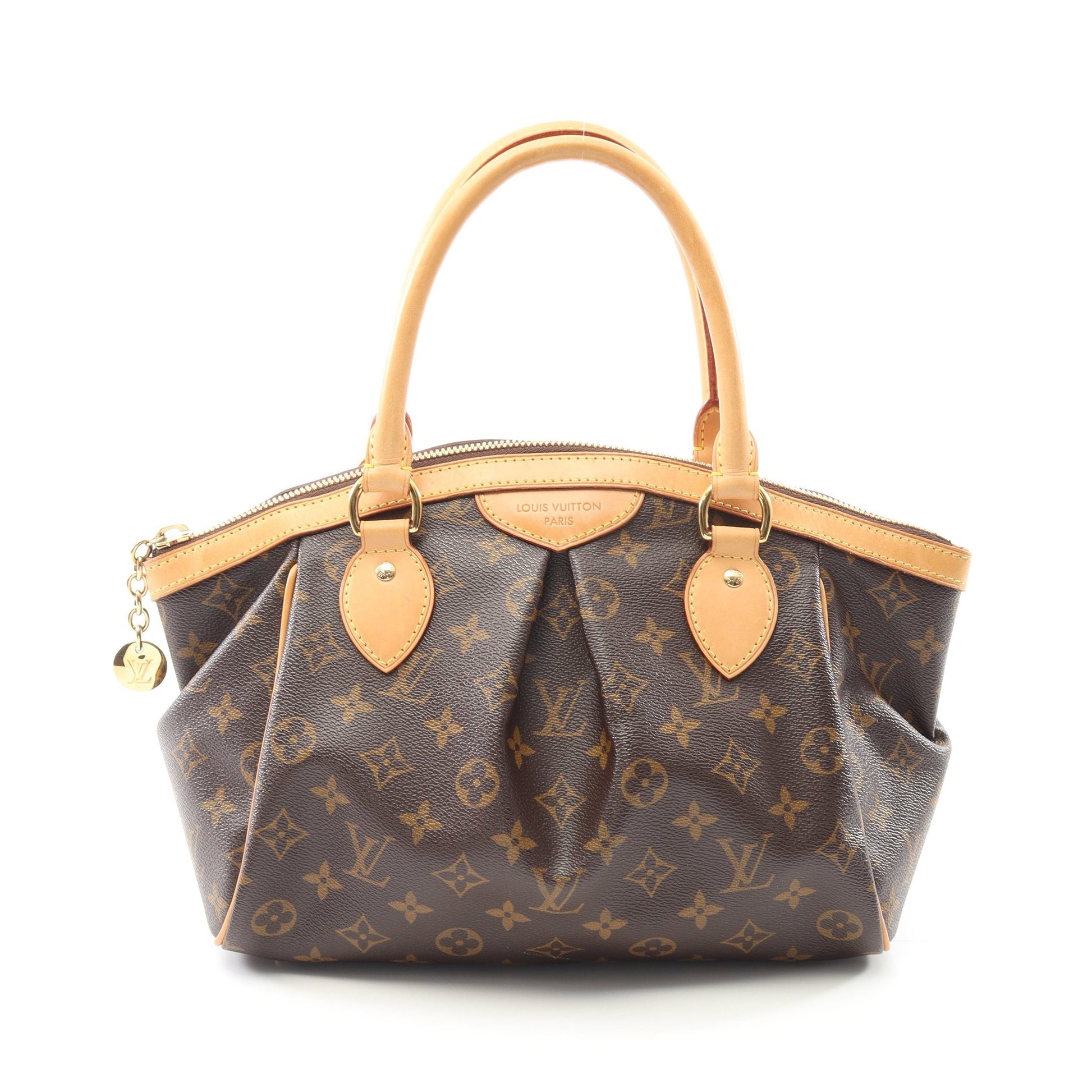 ティヴォリPM モノグラム ハンドバッグ PVC レザー ブラウン ルイヴィトン バッグ LOUIS VUITTON