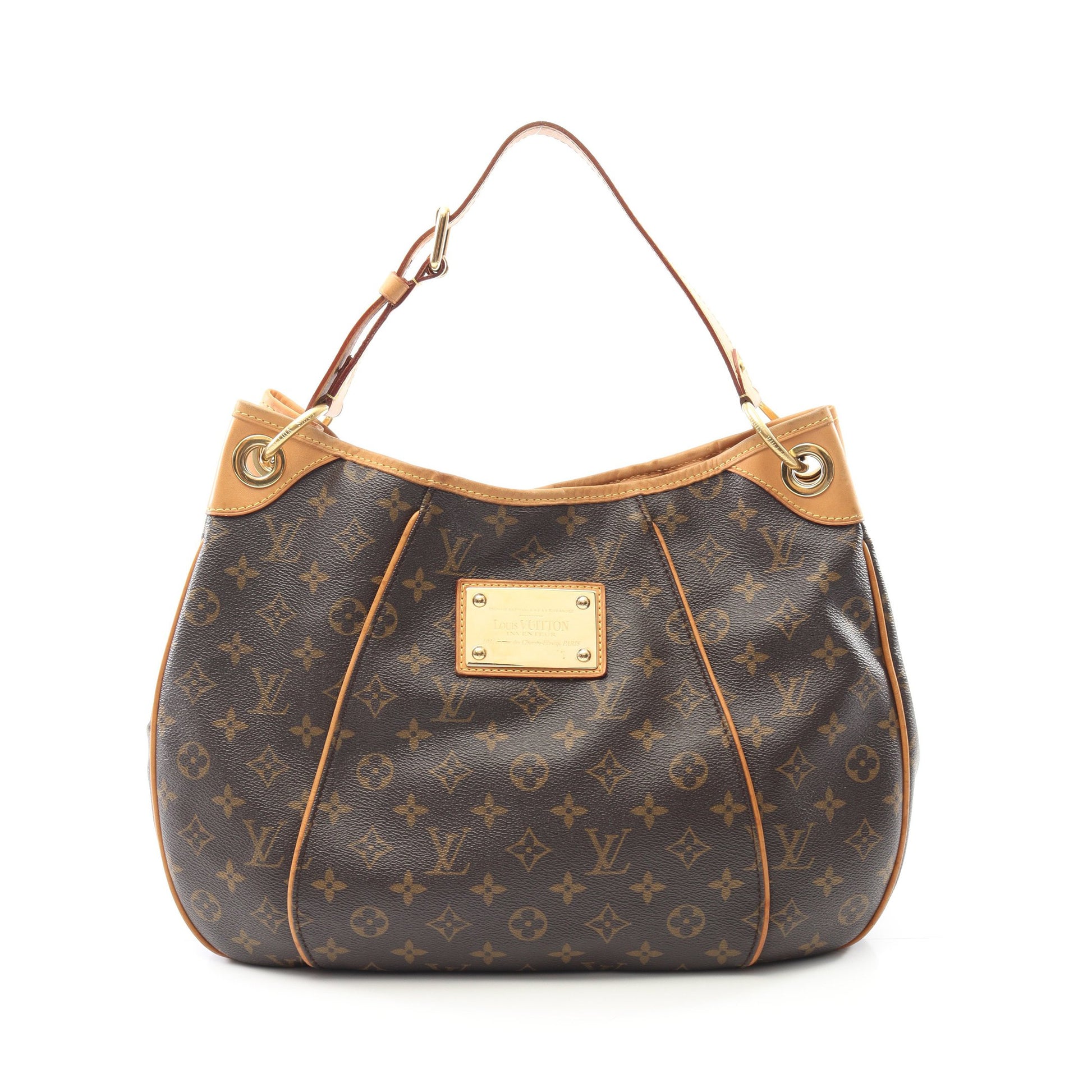 ガリエラPM モノグラム ワンショルダーバッグ PVC レザー ブラウン ルイヴィトン バッグ LOUIS VUITTON