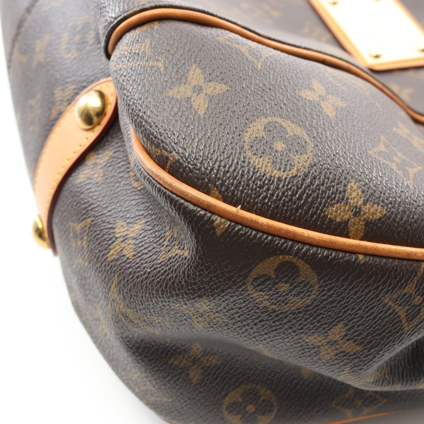 ガリエラPM モノグラム ワンショルダーバッグ PVC レザー ブラウン ルイヴィトン バッグ LOUIS VUITTON