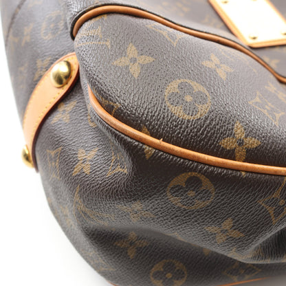 ガリエラPM モノグラム ワンショルダーバッグ PVC レザー ブラウン ルイヴィトン バッグ LOUIS VUITTON