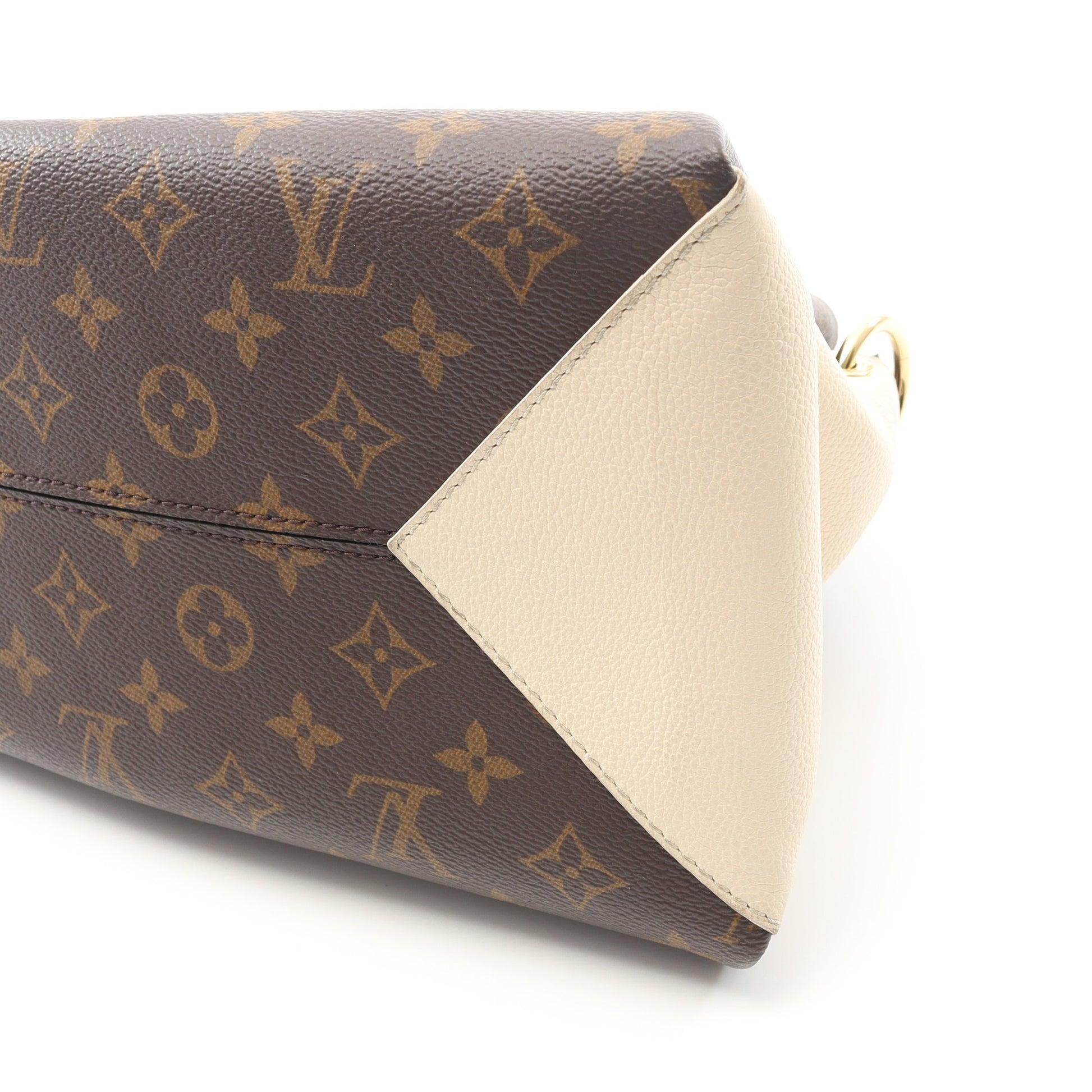 ヴァンドームBB モノグラム ハンドバッグ PVC レザー ブラウン オフホワイト 2WAY ルイヴィトン バッグ LOUIS VUITTON