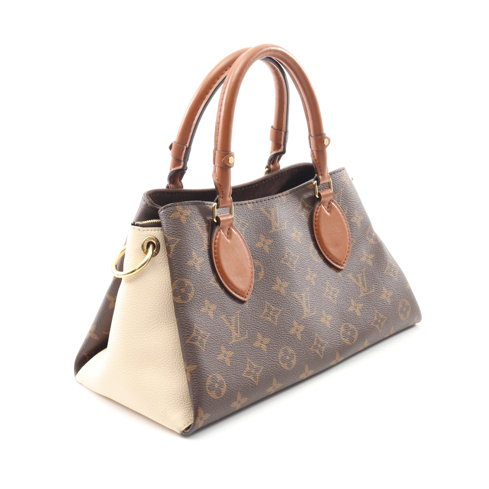 ヴァンドームBB モノグラム ハンドバッグ PVC レザー ブラウン オフホワイト 2WAY ルイヴィトン バッグ LOUIS VUITTON