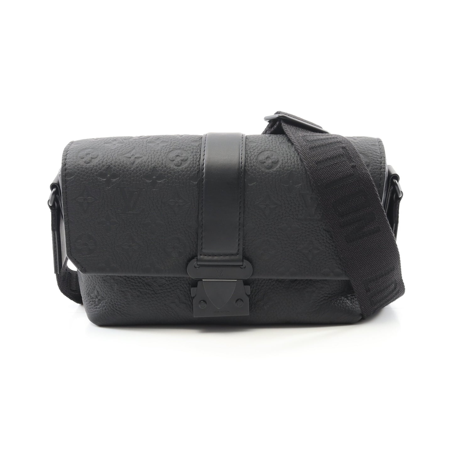 Sケープ メッセンジャー モノグラムトリヨン ショルダーバッグ レザー ブラック ルイヴィトン バッグ LOUIS VUITTON