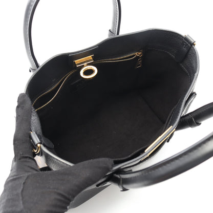 オンマイサイド PM モノグラム ノワール ハンドバッグ レザー PVC ブラック ブラウン 2WAY ルイヴィトン バッグ LOUIS VUITTON
