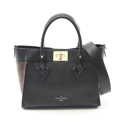 オンマイサイド PM モノグラム ノワール ハンドバッグ レザー PVC ブラック ブラウン 2WAY ルイヴィトン バッグ LOUIS VUITTON