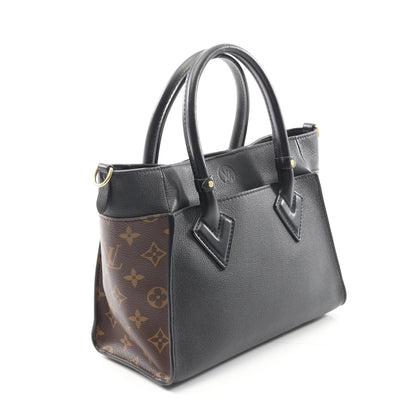オンマイサイド PM モノグラム ノワール ハンドバッグ レザー PVC ブラック ブラウン 2WAY ルイヴィトン バッグ LOUIS VUITTON