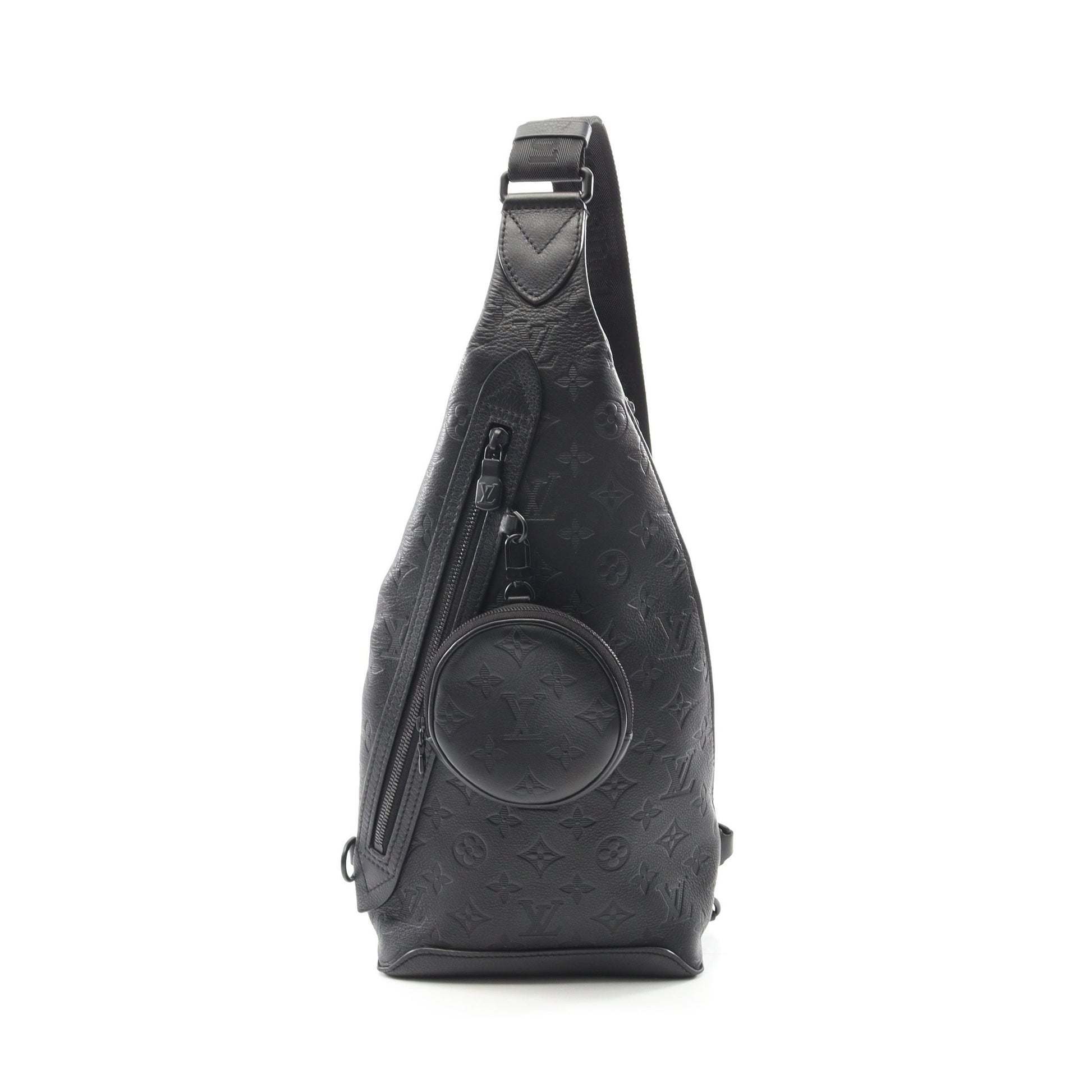 デュオ スリングバッグ モノグラムシャドウ ノワール ボディバッグ レザー ブラック ルイヴィトン バッグ LOUIS VUITTON