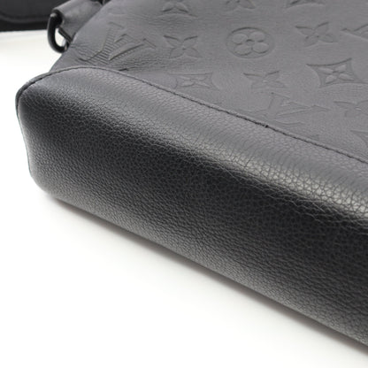 デュオ スリングバッグ モノグラムシャドウ ノワール ボディバッグ レザー ブラック ルイヴィトン バッグ LOUIS VUITTON