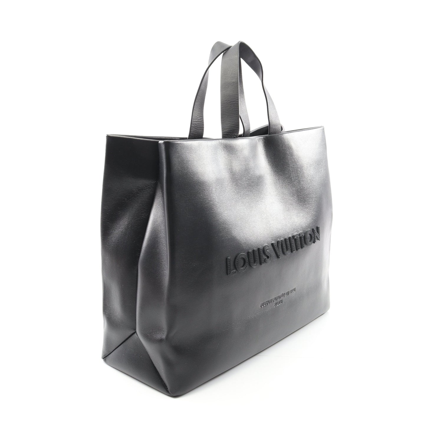 ショッパー トート MM ハンドバッグ トートバッグ レザー ブラック 2WAY ルイヴィトン バッグ LOUIS VUITTON