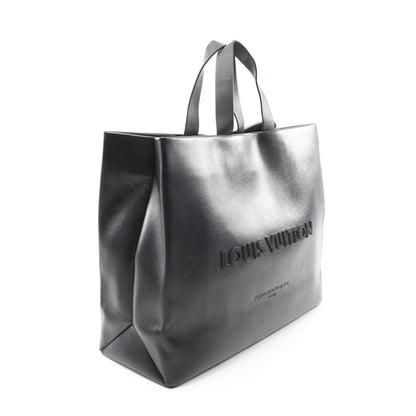 ショッパー トート MM ハンドバッグ トートバッグ レザー ブラック 2WAY ルイヴィトン バッグ LOUIS VUITTON