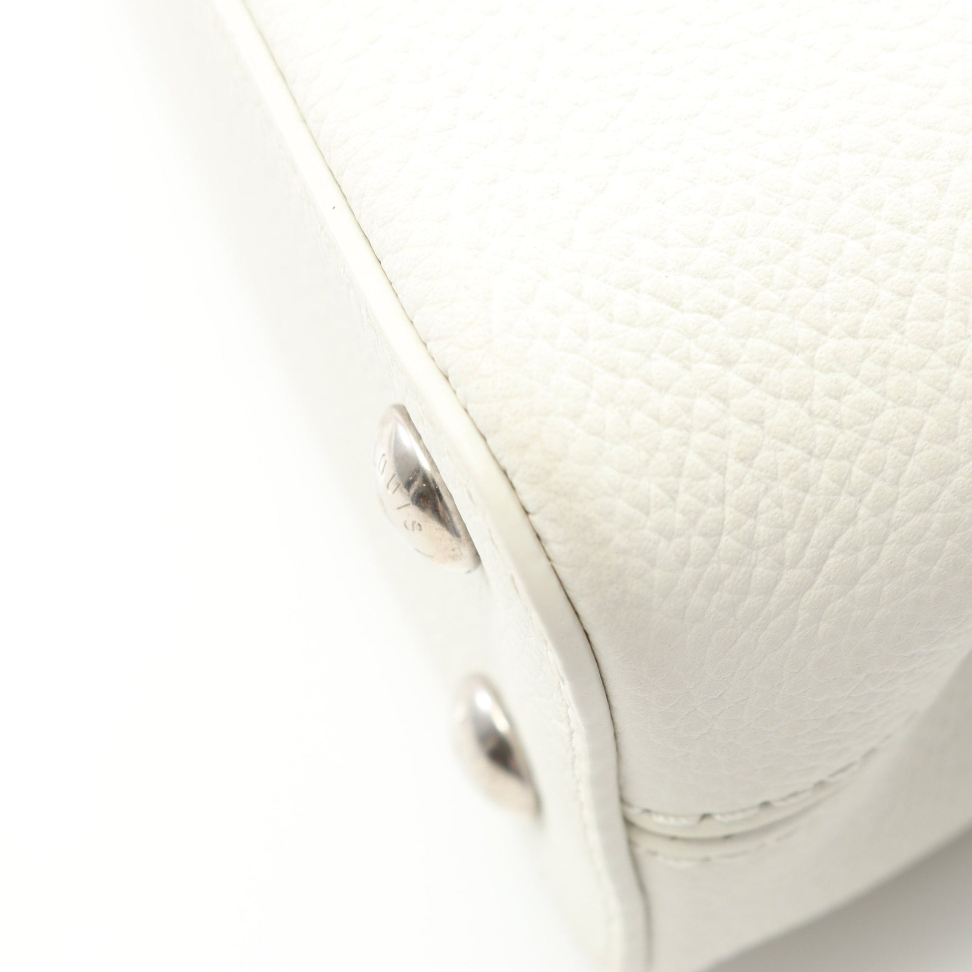 カプシーヌ EW MINI ハンドバッグ レザー ホワイト 2WAY ルイヴィトン バッグ LOUIS VUITTON