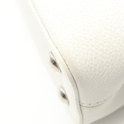 カプシーヌ EW MINI ハンドバッグ レザー ホワイト 2WAY ルイヴィトン バッグ LOUIS VUITTON