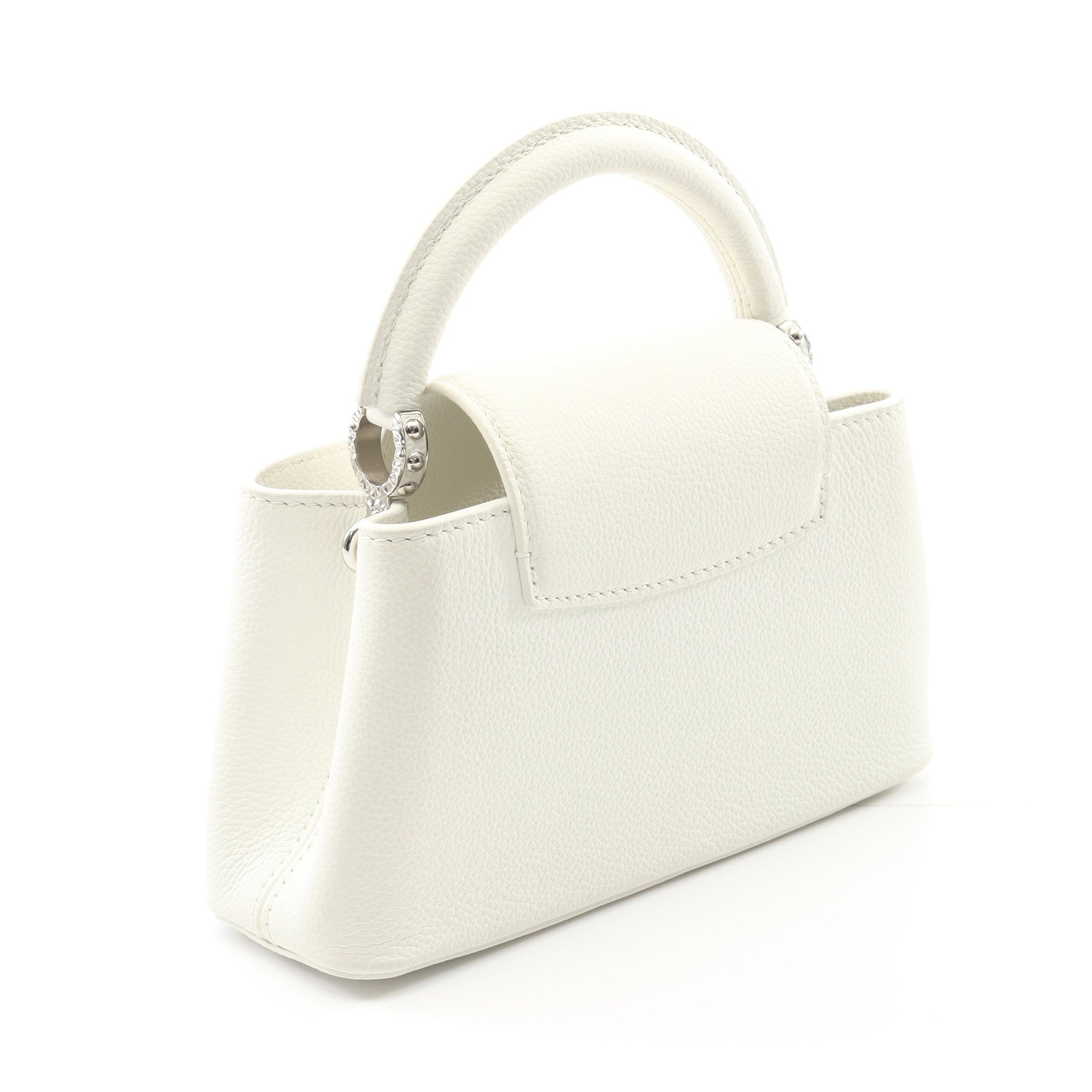 カプシーヌ EW MINI ハンドバッグ レザー ホワイト 2WAY ルイヴィトン バッグ LOUIS VUITTON