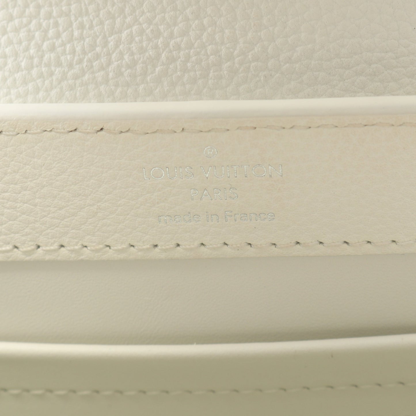 カプシーヌ EW MINI ハンドバッグ レザー ホワイト 2WAY ルイヴィトン バッグ LOUIS VUITTON