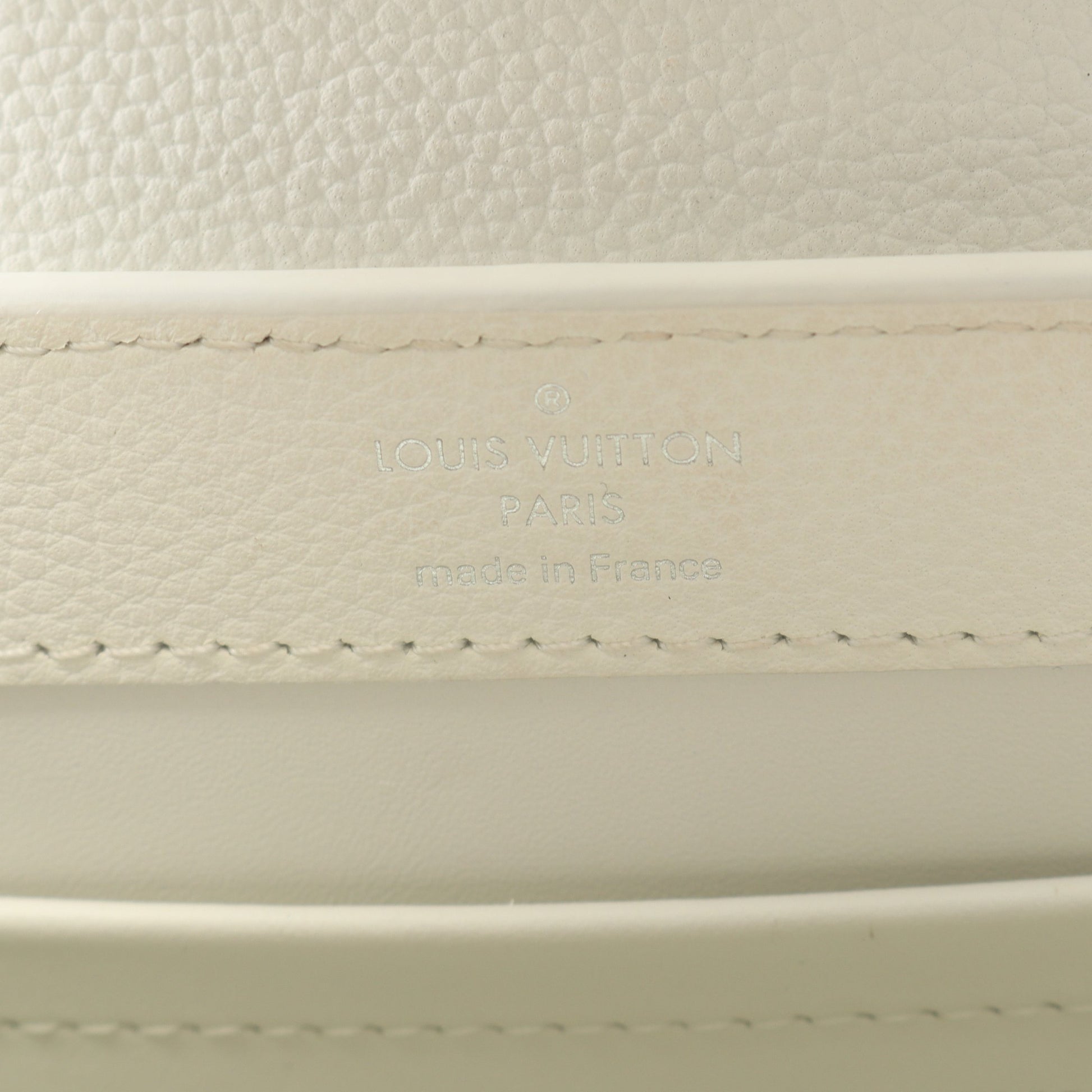 カプシーヌ EW MINI ハンドバッグ レザー ホワイト 2WAY ルイヴィトン バッグ LOUIS VUITTON