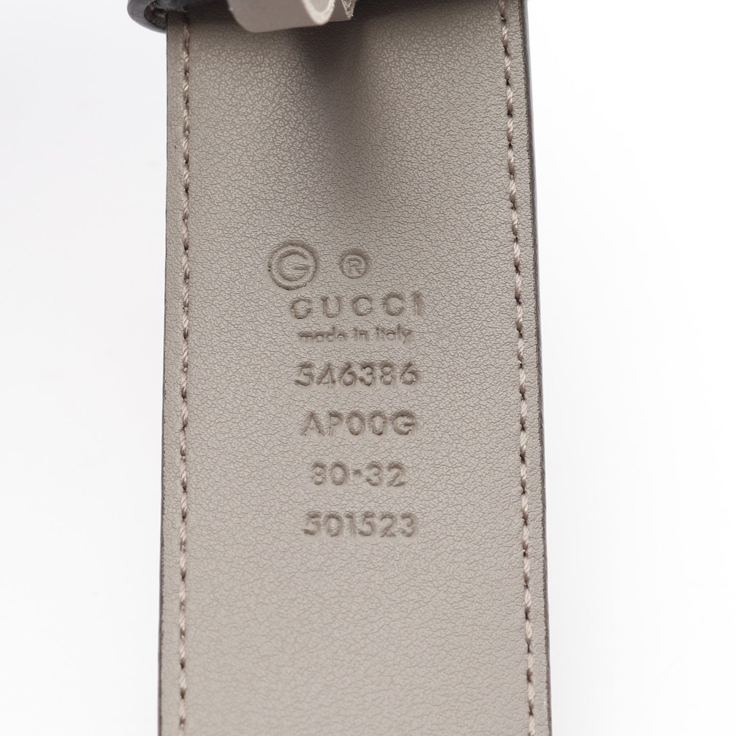 インターロッキングG ベルト レザー グレー グッチ 財布・小物 GUCCI