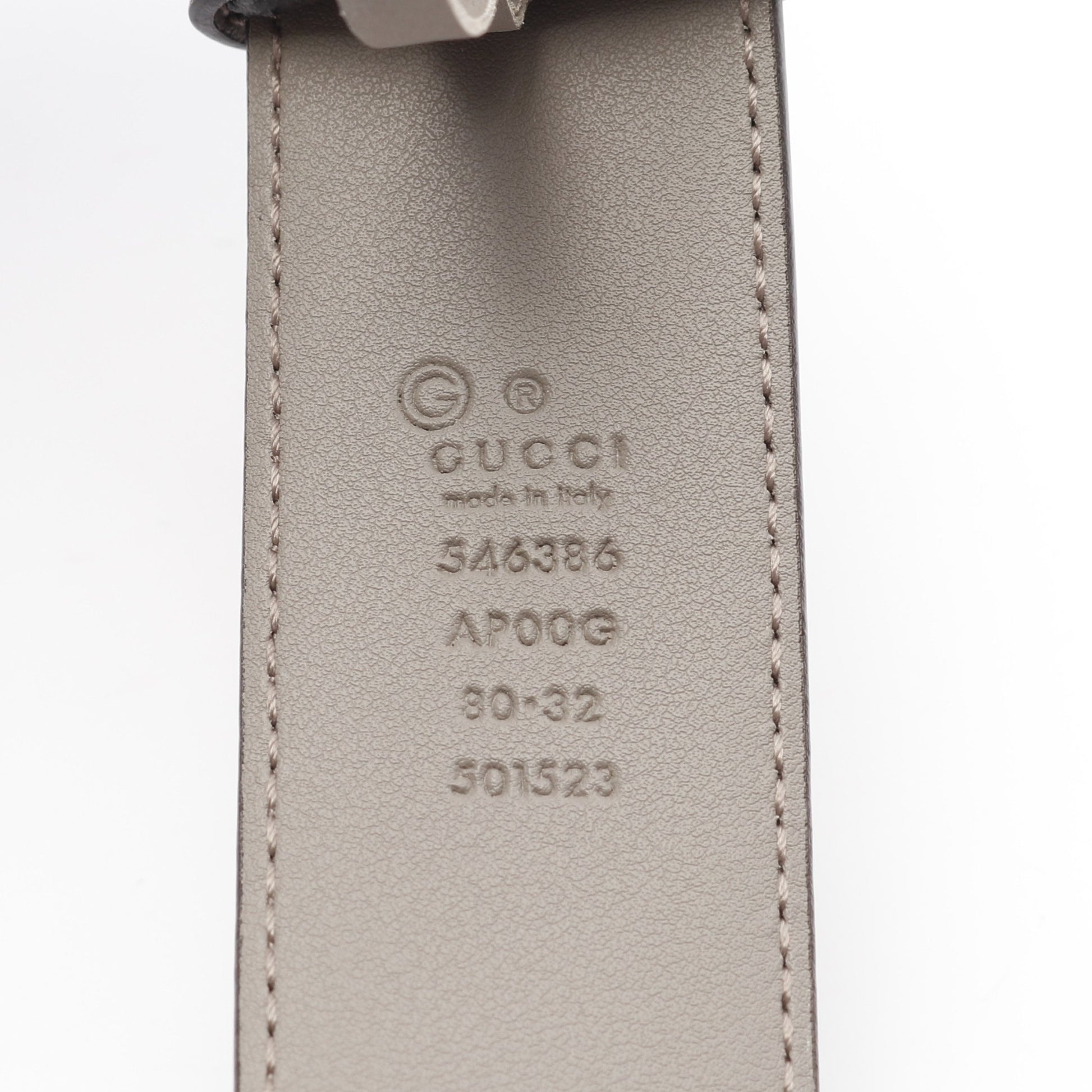 インターロッキングG ベルト レザー グレー グッチ 財布・小物 GUCCI
