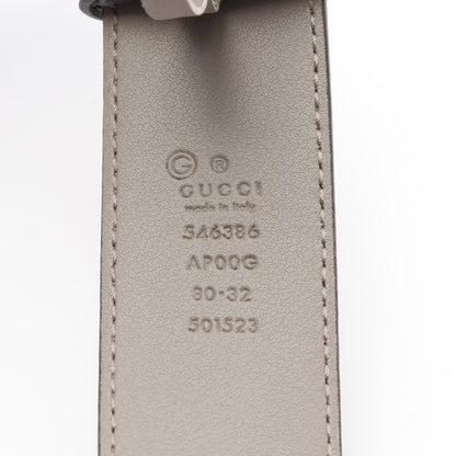 インターロッキングG ベルト レザー グレー グッチ 財布・小物 GUCCI