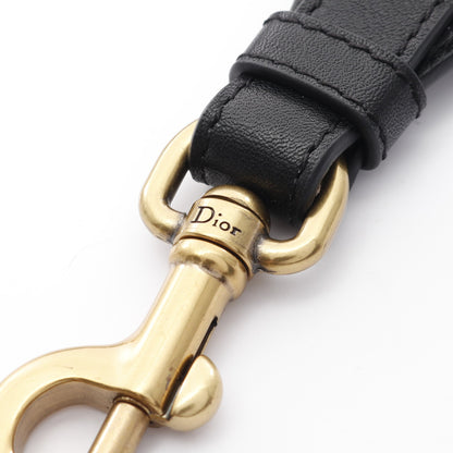 メダリオン ショルダーストラップ キャンバス レザー ブラック マルチカラー クリスチャンディオール 財布・小物 Christian Dior