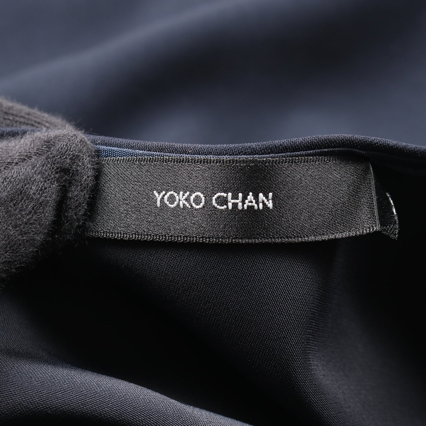 ブラウス バルーンスリーブ ネイビー ヨーコチャン トップス YOKO CHAN