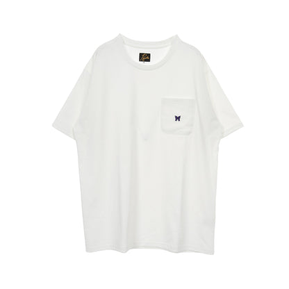S/S Crew Neck Tee Poly Jersey Tシャツ ホワイト ニードルス トップス Needles