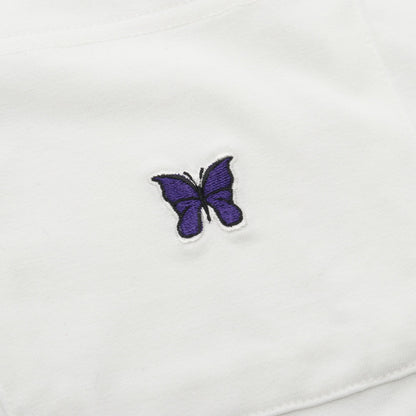 S/S Crew Neck Tee Poly Jersey Tシャツ ホワイト ニードルス トップス Needles