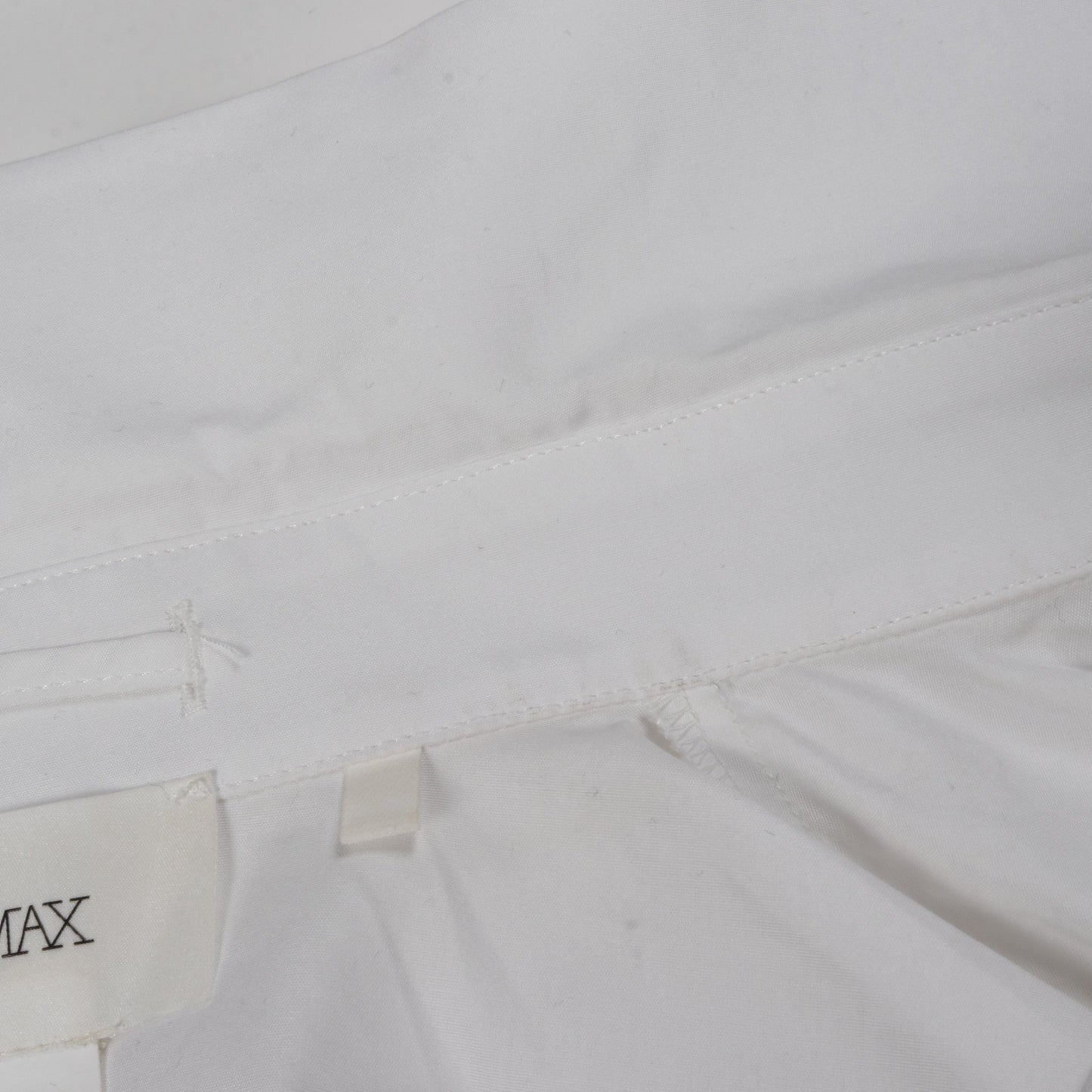 シャツ ボタンダウン 半袖 コットン ホワイト スポーツマックス トップス SPORTMAX