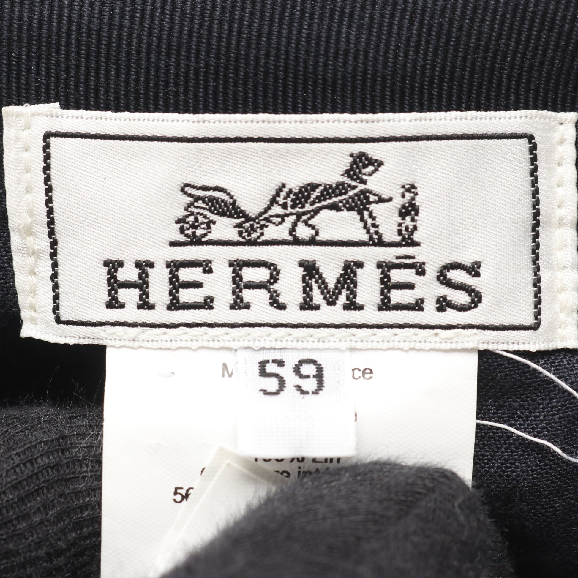 デニム キャップ コットン インディゴブルー エルメス 財布・小物 HERMES