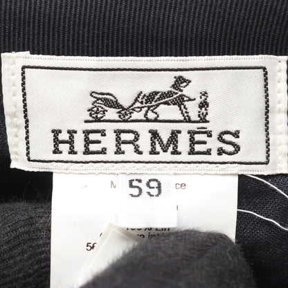 デニム キャップ コットン インディゴブルー エルメス 財布・小物 HERMES